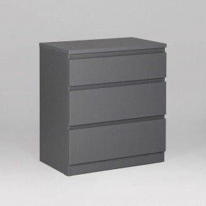 2.03.02.060.4 КАСТОР комод 3 ящика RU серый в Кудымкаре - kudymkar.ok-mebel.com | фото