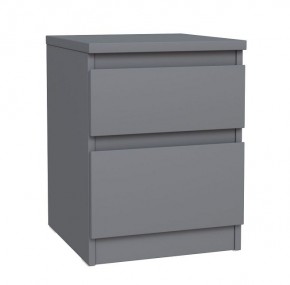 2.03.03.050.4 КАСТОР тумба 2 ящика RU серая в Кудымкаре - kudymkar.ok-mebel.com | фото