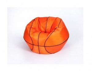 Кресло-мешок Баскетбольный мяч большой оранжево-черное в Кудымкаре - kudymkar.ok-mebel.com | фото 2