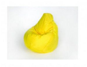 Кресло-мешок Груша большое желтое в Кудымкаре - kudymkar.ok-mebel.com | фото 1