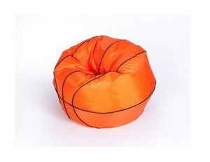 Кресло-мешок Баскетбольный мяч большой оранжево-черное в Кудымкаре - kudymkar.ok-mebel.com | фото 3