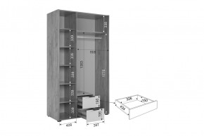 АДАМ Спальный гарнитур (модульный) белое дерево в Кудымкаре - kudymkar.ok-mebel.com | фото 15