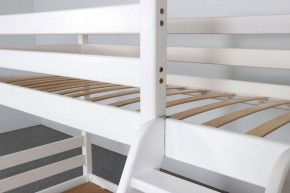 АДЕЛЬ Кровать двухъярусная с наклонной лестницей (белый) в Кудымкаре - kudymkar.ok-mebel.com | фото 6
