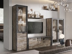 Амели Пенал-стекло (Дуб Юкон-Бетон темный) в Кудымкаре - kudymkar.ok-mebel.com | фото 3