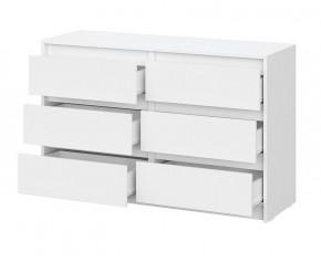 АЙДЕН КМ06-1200 Комод 6 ящиков (белый) в Кудымкаре - kudymkar.ok-mebel.com | фото 2