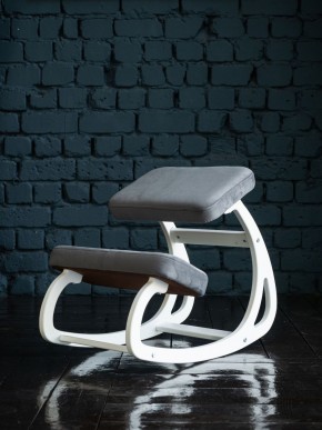 Балансирующий коленный стул Конёк Горбунёк (Белый) в Кудымкаре - kudymkar.ok-mebel.com | фото 2
