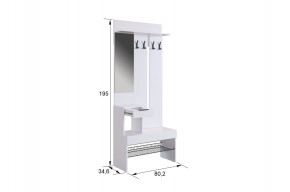 БАСКО Прихожая К10 (графит) в Кудымкаре - kudymkar.ok-mebel.com | фото 3