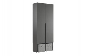 БАСКО Прихожая К10 (графит) в Кудымкаре - kudymkar.ok-mebel.com | фото 4