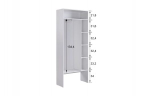 БАСКО Прихожая К10 (графит) в Кудымкаре - kudymkar.ok-mebel.com | фото 6