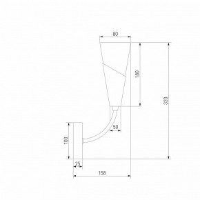 Бра Eurosvet Rhyton 60167/1 латунь в Кудымкаре - kudymkar.ok-mebel.com | фото 5