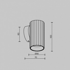 Бра Maytoni Calipso C106WL-01-GU10-B в Кудымкаре - kudymkar.ok-mebel.com | фото 6