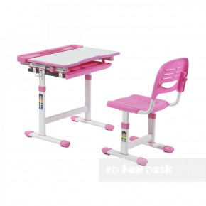 Комплект парта + стул трансформеры Cantare Pink в Кудымкаре - kudymkar.ok-mebel.com | фото 2