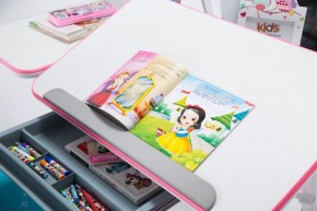 Парта-трансофрмер Amare Pink с выдвижным ящиком в Кудымкаре - kudymkar.ok-mebel.com | фото 6