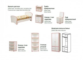 Набор мебели для детской Юниор-10 (с кроватью 800*1600) ЛДСП в Кудымкаре - kudymkar.ok-mebel.com | фото 2
