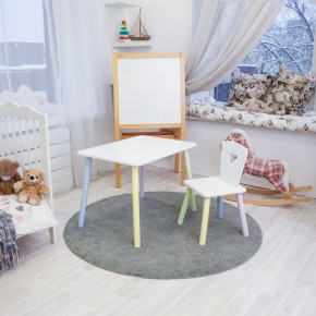 Детский комплект стол и стул «Звезда» Rolti Baby (белый/цветной, массив березы/мдф) в Кудымкаре - kudymkar.ok-mebel.com | фото 2