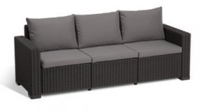 Диван Калифорния 3-х местный (California 3 Sofa), графит в Кудымкаре - kudymkar.ok-mebel.com | фото 2