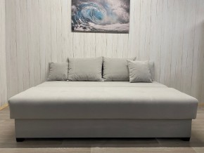 Диван Комфорт-1 (НПБ) велюр Luma 13 св.серый в Кудымкаре - kudymkar.ok-mebel.com | фото 3