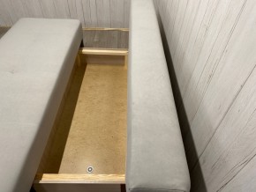 Диван Комфорт-1 (НПБ) велюр Luma 13 св.серый в Кудымкаре - kudymkar.ok-mebel.com | фото 6