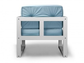 Диван одноместный DEmoku Д-1 (Серебристо-серый/Белый) в Кудымкаре - kudymkar.ok-mebel.com | фото 4