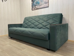 Диван Престиж-15 (НПБ+МДФ) велюр Sensey bottle green в Кудымкаре - kudymkar.ok-mebel.com | фото 3