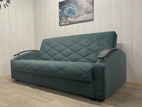 Диван Престиж-16 (НПБ+МДФ) велюр Sensey bottle green в Кудымкаре - kudymkar.ok-mebel.com | фото 4