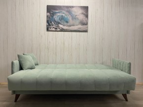 Диван Престиж-3 (НПБ) велюр Sensey mist green в Кудымкаре - kudymkar.ok-mebel.com | фото 3