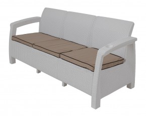 Диван Yalta Premium Sofa 3 Set (Ялта) белый (+подушки под спину) в Кудымкаре - kudymkar.ok-mebel.com | фото 1