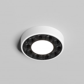 DK2440-WB Встраиваемый светильник DUAL 5+5 Вт, LED 4000K, IP 20, d90mm, белый/черный, алюминий/акрил в Кудымкаре - kudymkar.ok-mebel.com | фото 2