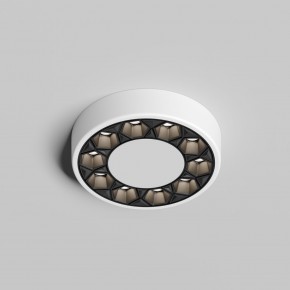 DK2440-WB Встраиваемый светильник DUAL 5+5 Вт, LED 4000K, IP 20, d90mm, белый/черный, алюминий/акрил в Кудымкаре - kudymkar.ok-mebel.com | фото 3