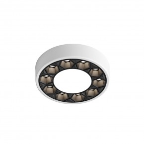 DK2440-WB Встраиваемый светильник DUAL 5+5 Вт, LED 4000K, IP 20, d90mm, белый/черный, алюминий/акрил в Кудымкаре - kudymkar.ok-mebel.com | фото 4