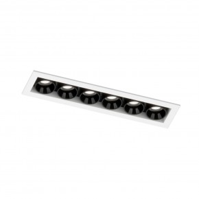 DK2514-WB Встраиваемый светильник SPACE со светодиодом L126mm 220V 10W 38° 4000К IP20 белый/черный алюминий в Кудымкаре - kudymkar.ok-mebel.com | фото 5