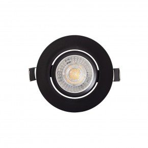 DK3020-BK Встраиваемый светильник, IP 20, 10 Вт, GU5.3, LED, черный, пластик в Кудымкаре - kudymkar.ok-mebel.com | фото