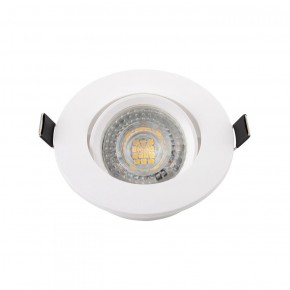 DK3020-WH Встраиваемый светильник, IP 20, 10 Вт, GU5.3, LED, белый, пластик в Кудымкаре - kudymkar.ok-mebel.com | фото 2