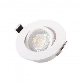 DK3020-WH Встраиваемый светильник, IP 20, 10 Вт, GU5.3, LED, белый, пластик в Кудымкаре - kudymkar.ok-mebel.com | фото 3