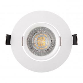 DK3020-WH Встраиваемый светильник, IP 20, 10 Вт, GU5.3, LED, белый, пластик в Кудымкаре - kudymkar.ok-mebel.com | фото