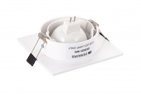 DK3021-WH Встраиваемый светильник, IP 20, 10 Вт, GU5.3, LED, белый, пластик в Кудымкаре - kudymkar.ok-mebel.com | фото 4