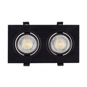 DK3022-BK Встраиваемый светильник, IP 20, 10 Вт, GU5.3, LED, черный, пластик в Кудымкаре - kudymkar.ok-mebel.com | фото 2