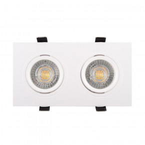 DK3022-WH Встраиваемый светильник, IP 20, 10 Вт, GU5.3, LED, белый, пластик в Кудымкаре - kudymkar.ok-mebel.com | фото