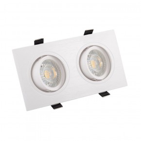 DK3022-WH Встраиваемый светильник, IP 20, 10 Вт, GU5.3, LED, белый, пластик в Кудымкаре - kudymkar.ok-mebel.com | фото 3