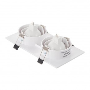 DK3022-WH Встраиваемый светильник, IP 20, 10 Вт, GU5.3, LED, белый, пластик в Кудымкаре - kudymkar.ok-mebel.com | фото 3