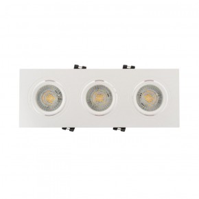 DK3023-WH Встраиваемый светильник, IP 20, 10 Вт, GU5.3, LED, белый, пластик в Кудымкаре - kudymkar.ok-mebel.com | фото 2