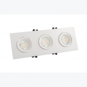DK3023-WH Встраиваемый светильник, IP 20, 10 Вт, GU5.3, LED, белый, пластик в Кудымкаре - kudymkar.ok-mebel.com | фото 2