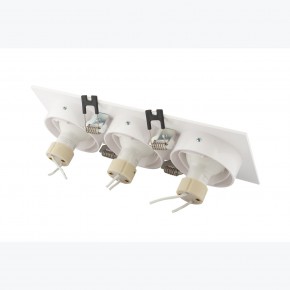 DK3023-WH Встраиваемый светильник, IP 20, 10 Вт, GU5.3, LED, белый, пластик в Кудымкаре - kudymkar.ok-mebel.com | фото 4