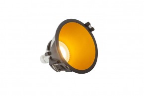 DK3026-BG Встраиваемый светильник, IP 20, 10 Вт, GU5.3, LED, черный/золотой, пластик в Кудымкаре - kudymkar.ok-mebel.com | фото 3