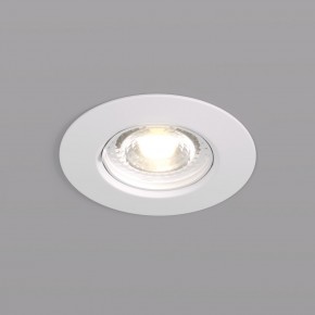 DK3028-WH Встраиваемый светильник, IP 20, 10 Вт, GU5.3, LED, белый, пластик в Кудымкаре - kudymkar.ok-mebel.com | фото