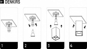 DK3030-BK Светильник накладной IP 20, 10 Вт, GU5.3, LED, черный, пластик в Кудымкаре - kudymkar.ok-mebel.com | фото 7