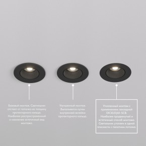 DK3061-BBR Встраиваемый светильник, IP 20, 10 Вт, GU5.3, LED, черный/бронзовый, пластик в Кудымкаре - kudymkar.ok-mebel.com | фото 4