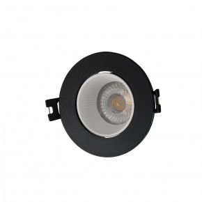 DK3061-BK+WH Встраиваемый светильник, IP 20, 10 Вт, GU5.3, LED, черный/белый, пластик в Кудымкаре - kudymkar.ok-mebel.com | фото
