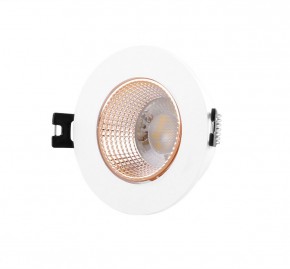 DK3061-WBR Встраиваемый светильник, IP 20, 10 Вт, GU5.3, LED, белый/бронзовый, пластик в Кудымкаре - kudymkar.ok-mebel.com | фото