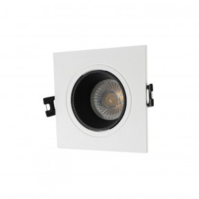 DK3071-WH+BK Встраиваемый светильник, IP 20, 10 Вт, GU5.3, LED, белый/черный, пластик в Кудымкаре - kudymkar.ok-mebel.com | фото